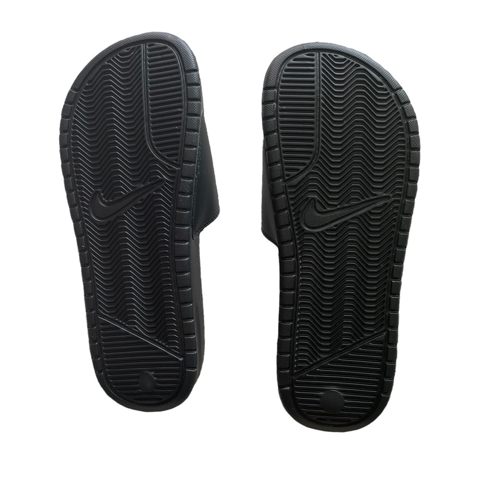 Nike Benassi JDI Sport Slides Black and Rose Gold Size 8 - Picture 2 of 6